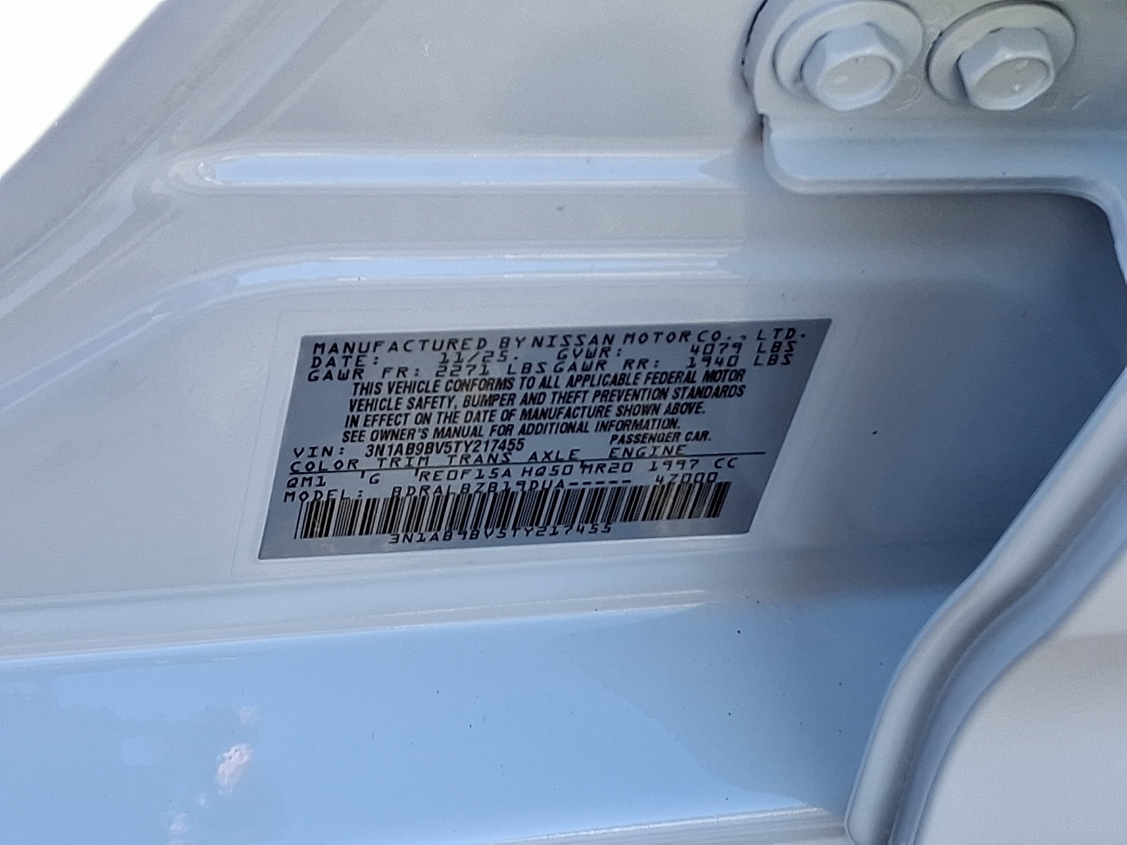 Certified 2026 Nissan Sentra S w/ Floor Mat Package FWD image 23