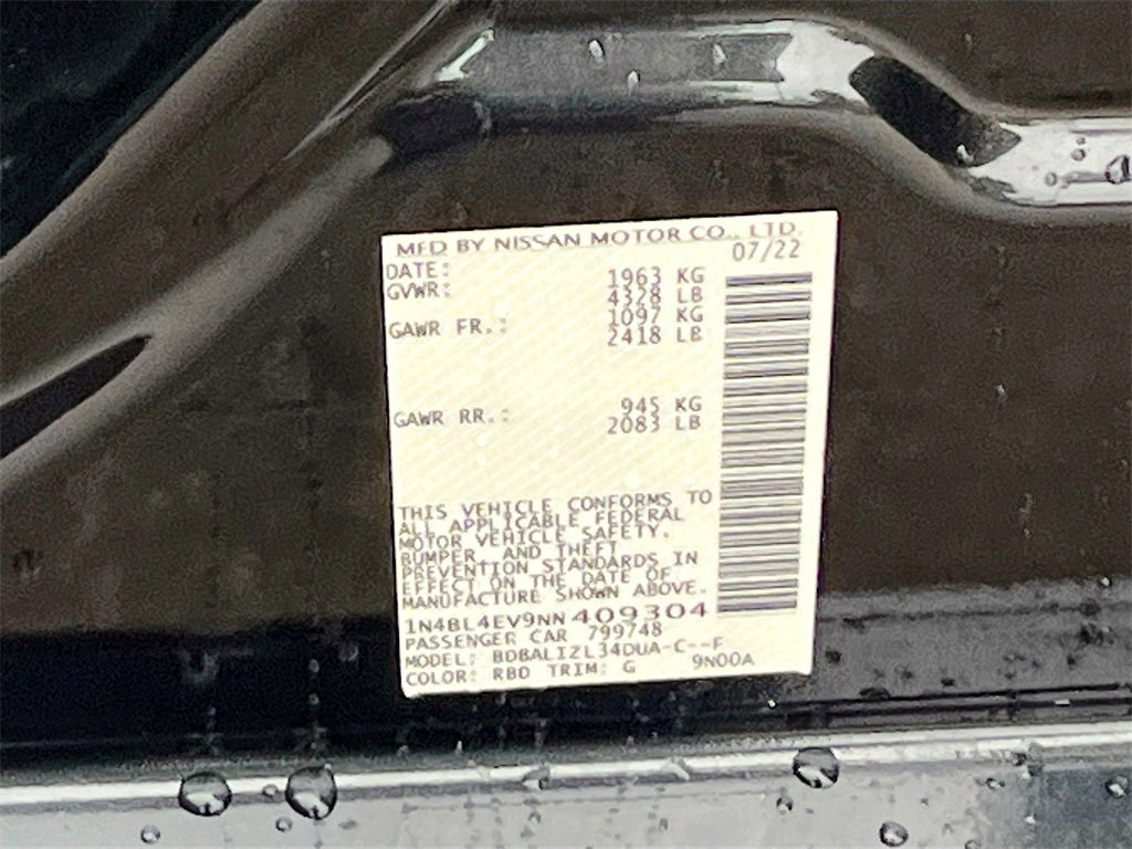 Certified 2022 Nissan Altima 2.5 SL image 32