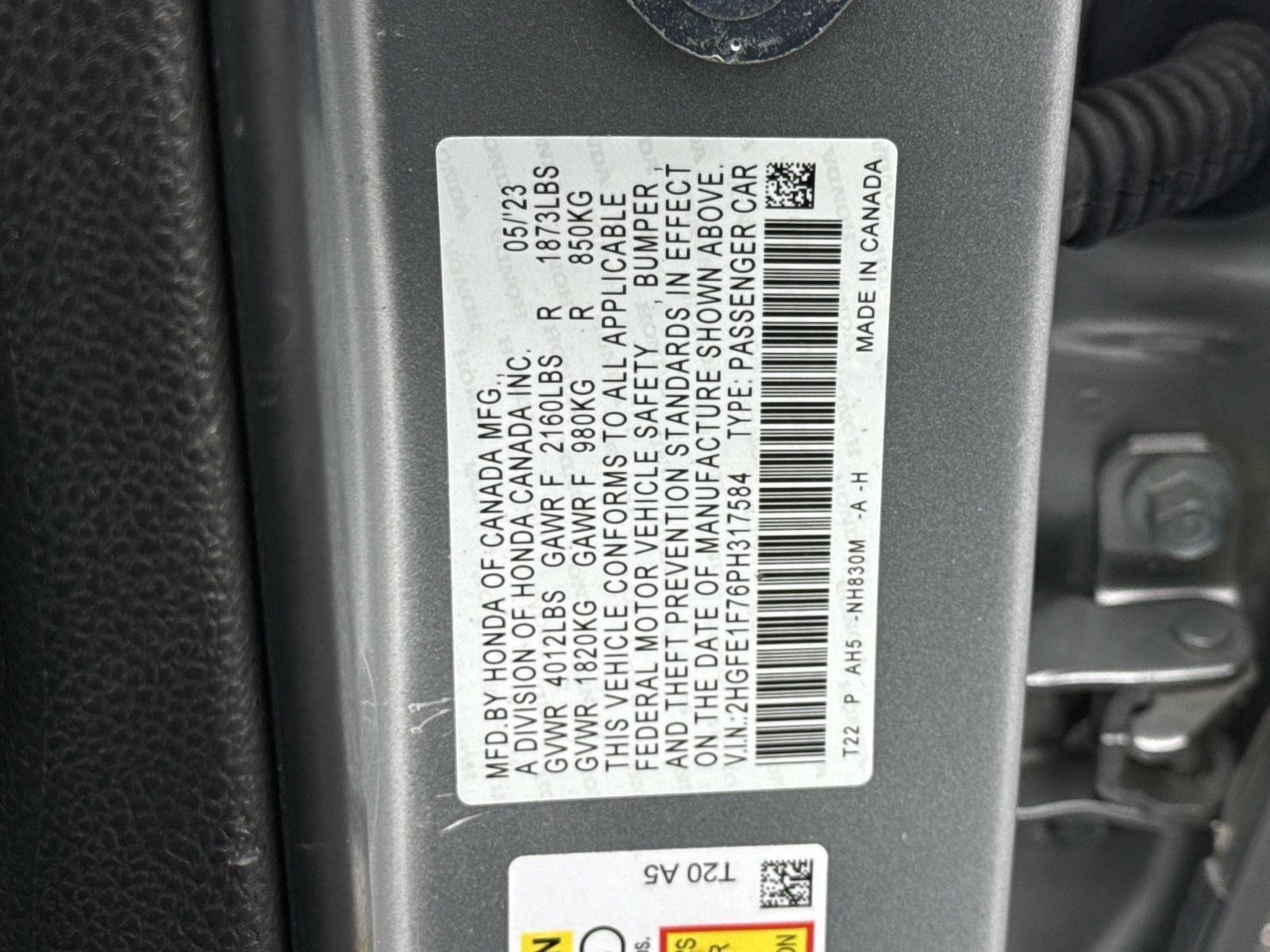 Used 2023 Honda Civic EX image 30