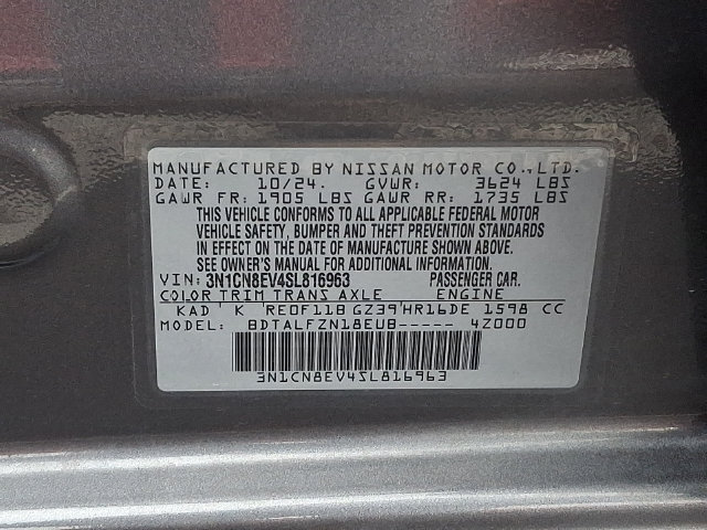 Used 2025 Nissan Versa SV FWD image 27