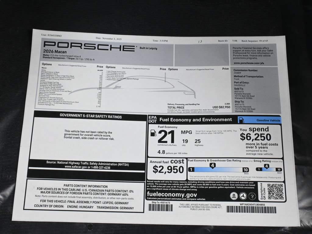 Used 2026 Porsche Macan AWD/4WD image 42