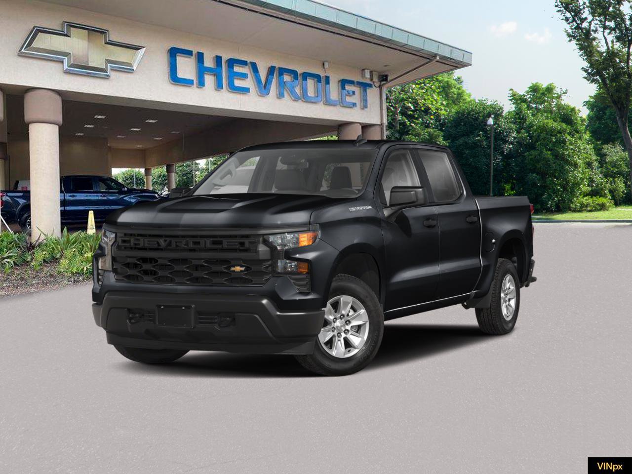 New 2026 Chevrolet Silverado 1500 Custom w/ Turbomax Blackout Package image 1