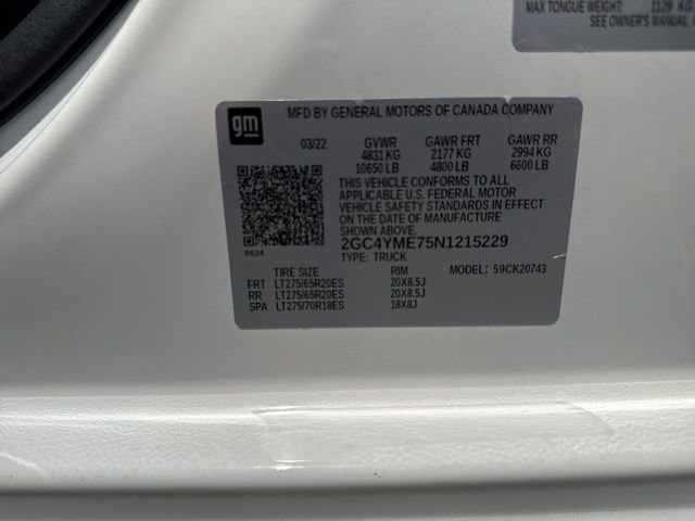 Used 2022 Chevrolet Silverado 2500 Custom w/ Custom Value Package AWD/4WD image 29