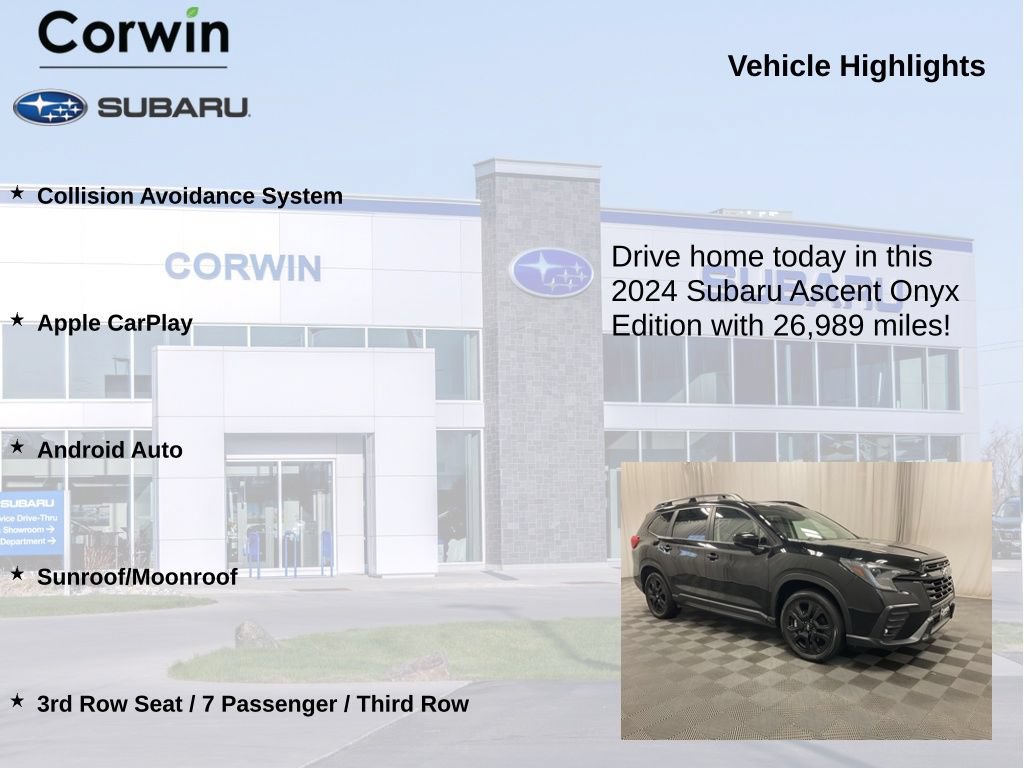 Used 2024 Subaru Ascent Onyx Edition AWD/4WD image 6
