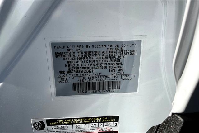 New 2026 Nissan Kicks S image 8