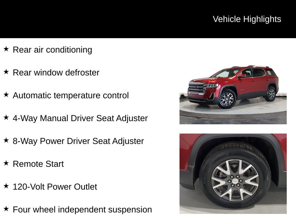 Used 2021 GMC Acadia SLE w/ Driver Convenience Package image 19