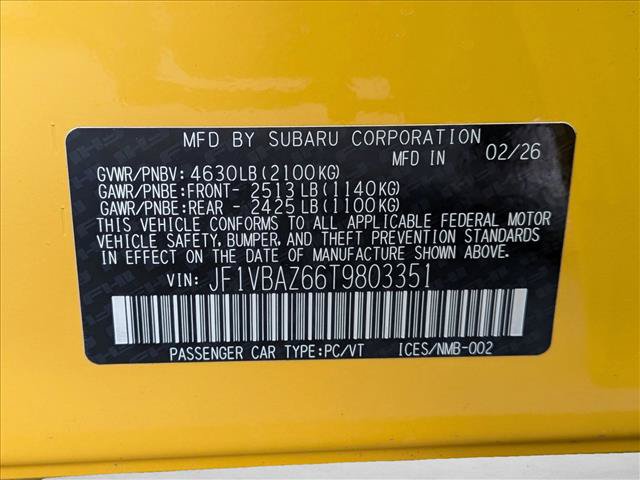 New 2026 Subaru WRX tS AWD/4WD image 19