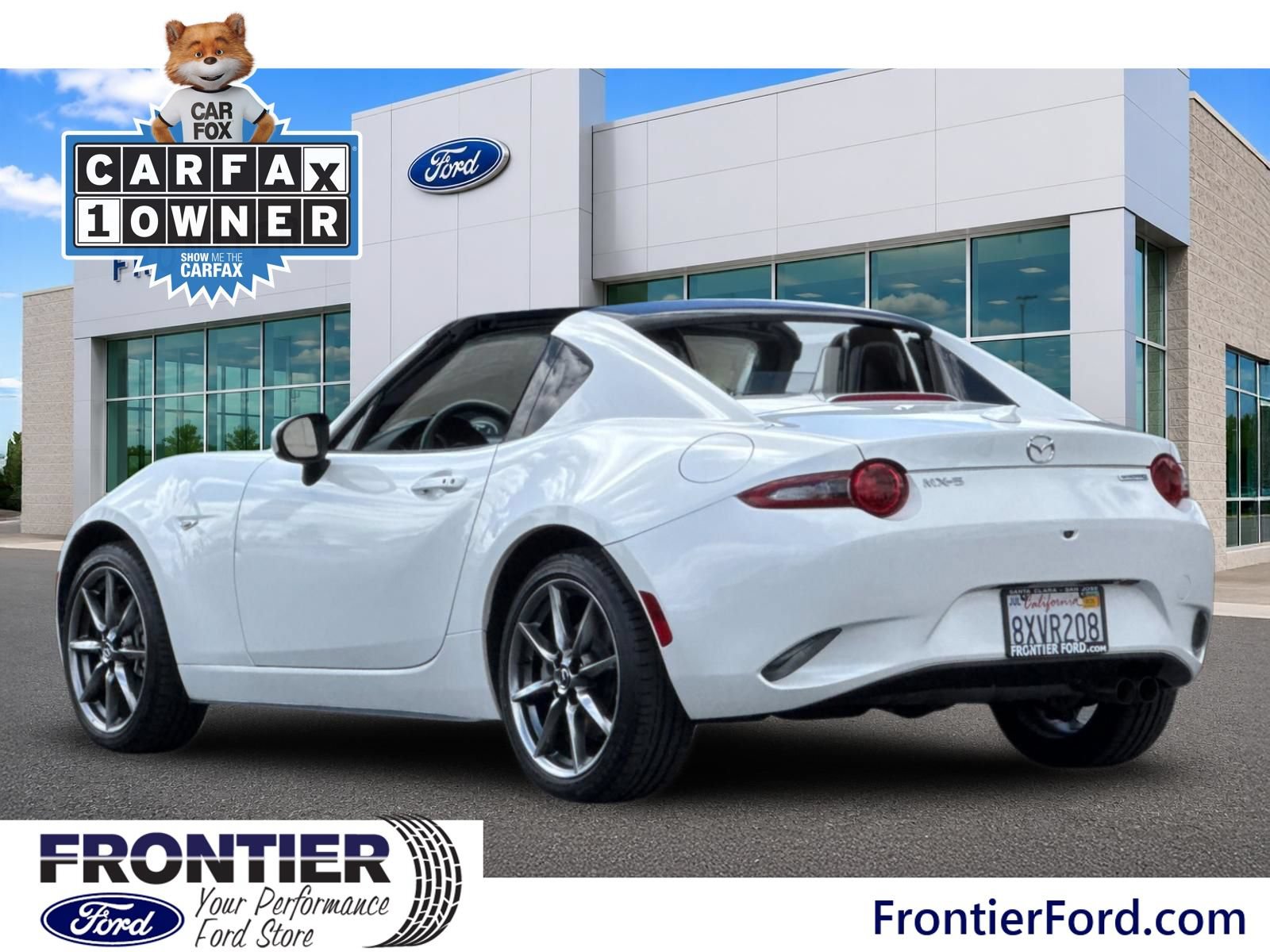 Used 2021 MAZDA MX-5 Miata RF Grand Touring RWD image 8