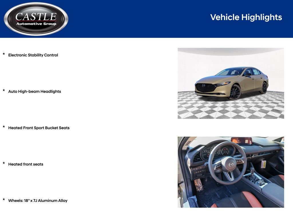 Used 2025 MAZDA MAZDA3 s image 7