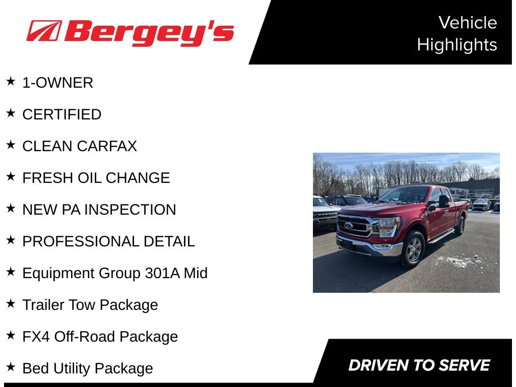 Certified 2022 Ford F150 XLT w/ Equipment Group 301A Mid image 5