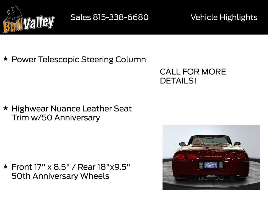Used 2003 Chevrolet Corvette Convertible w/ Preferred Equipment Group1 RWD image 10