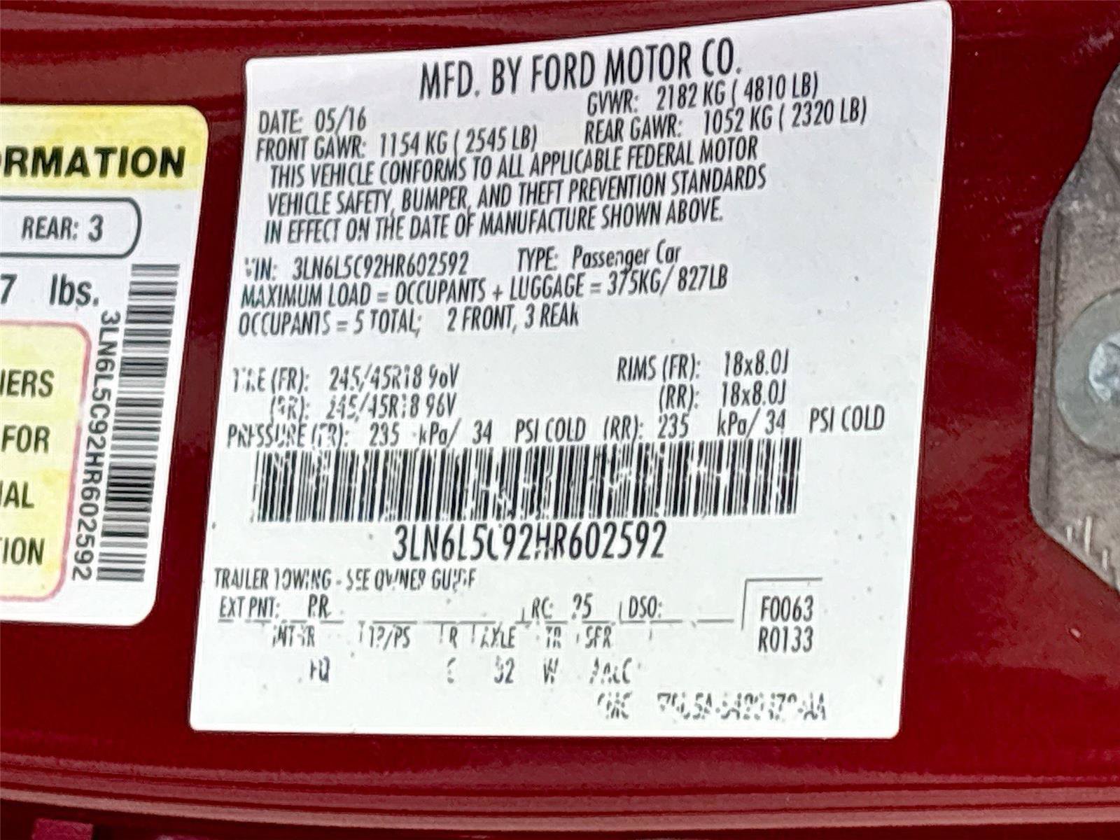 Used 2017 Lincoln MKZ Select w/ Select Plus Package FWD image 32