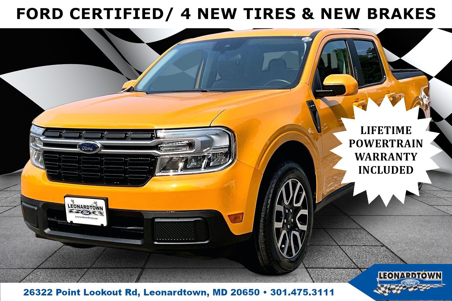 Certified 2023 Ford Maverick Lariat w/ Lariat Luxury Package FWD image 1