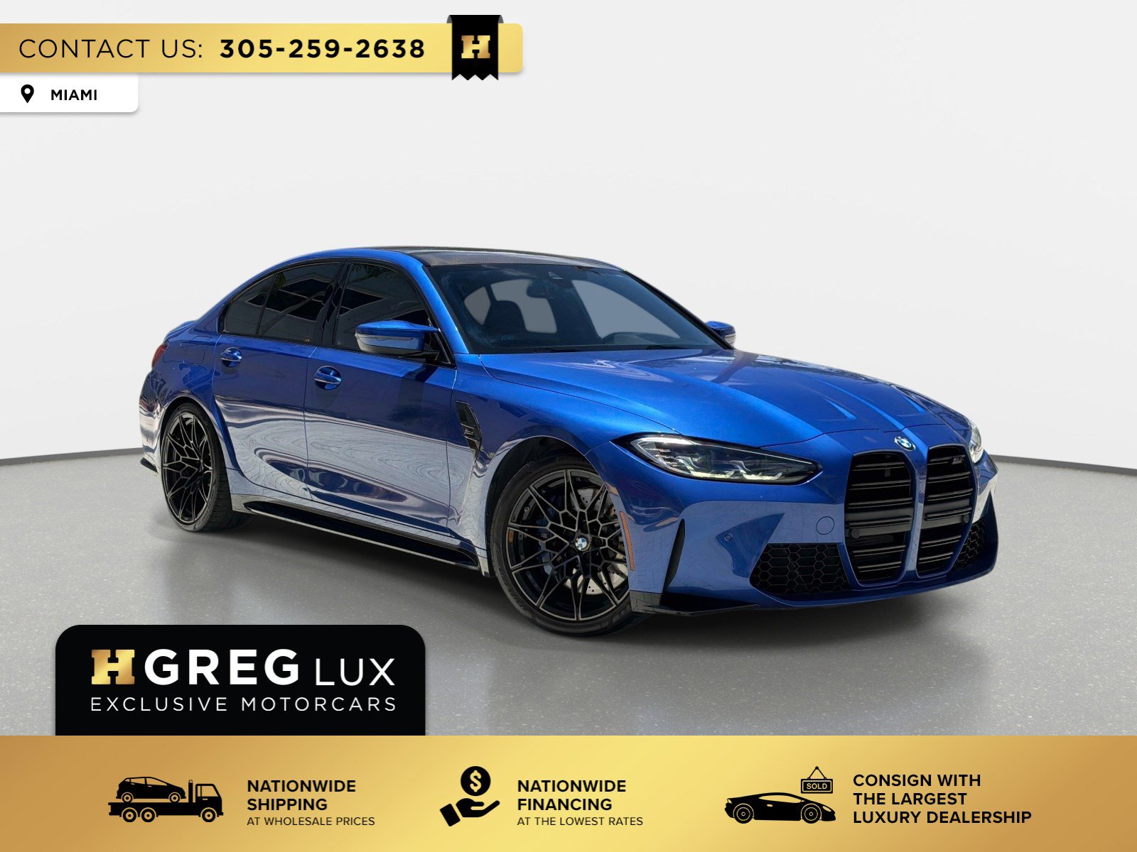 Used 2022 BMW M3 Competition w/ Executive Package image 1