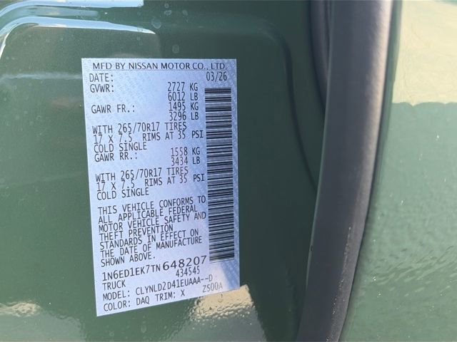 New 2026 Nissan Frontier PRO-4X image 30