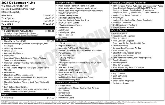 Used 2024 Kia Sportage X-Line w/ X-Line Premium Package image 19