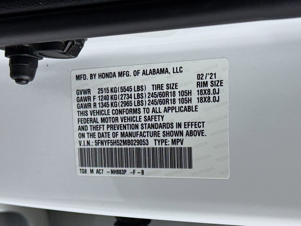 Used 2021 Honda Pilot EX-L image 35
