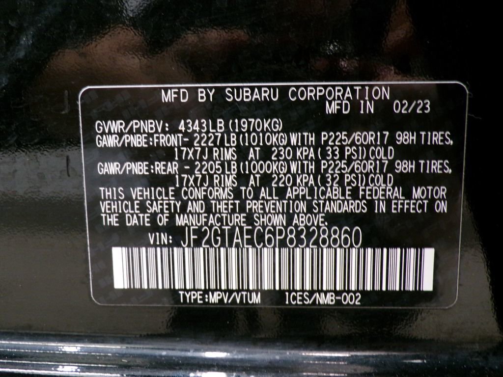 Used 2023 Subaru Crosstrek 2.0i Premium AWD/4WD image 32