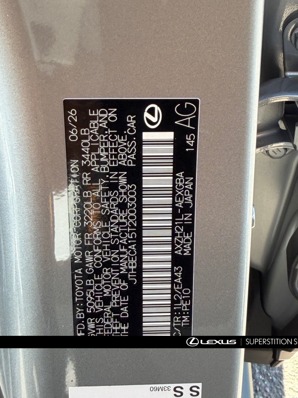 New 2026 Lexus ES 350h w/ Convenience Package FWD image 34