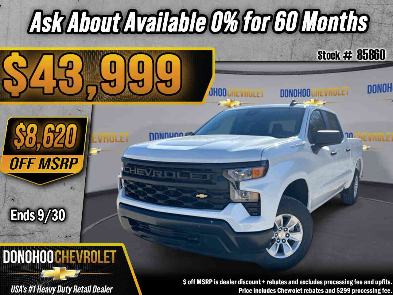 New 2026 Chevrolet Silverado 1500 W/T w/ WT Value Package AWD/4WD image 1