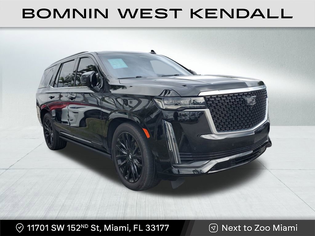 Used 2021 Cadillac Escalade Premium Luxury w/ Driver Assist Tech Package image 1