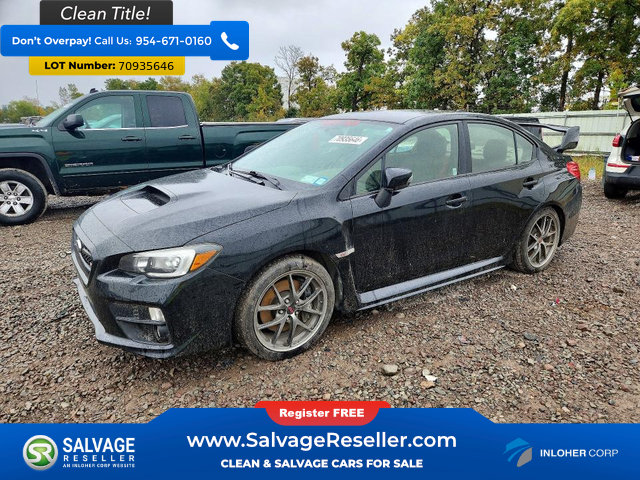 Used 2015 Subaru WRX STI Limited AWD/4WD image 1