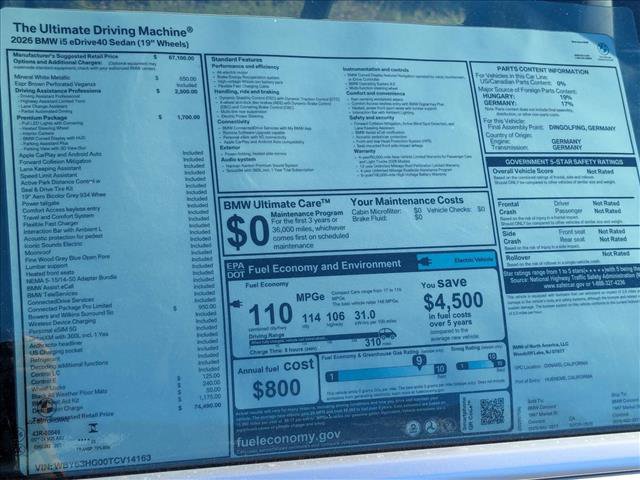 New 2026 BMW i5 eDrive40 image 20