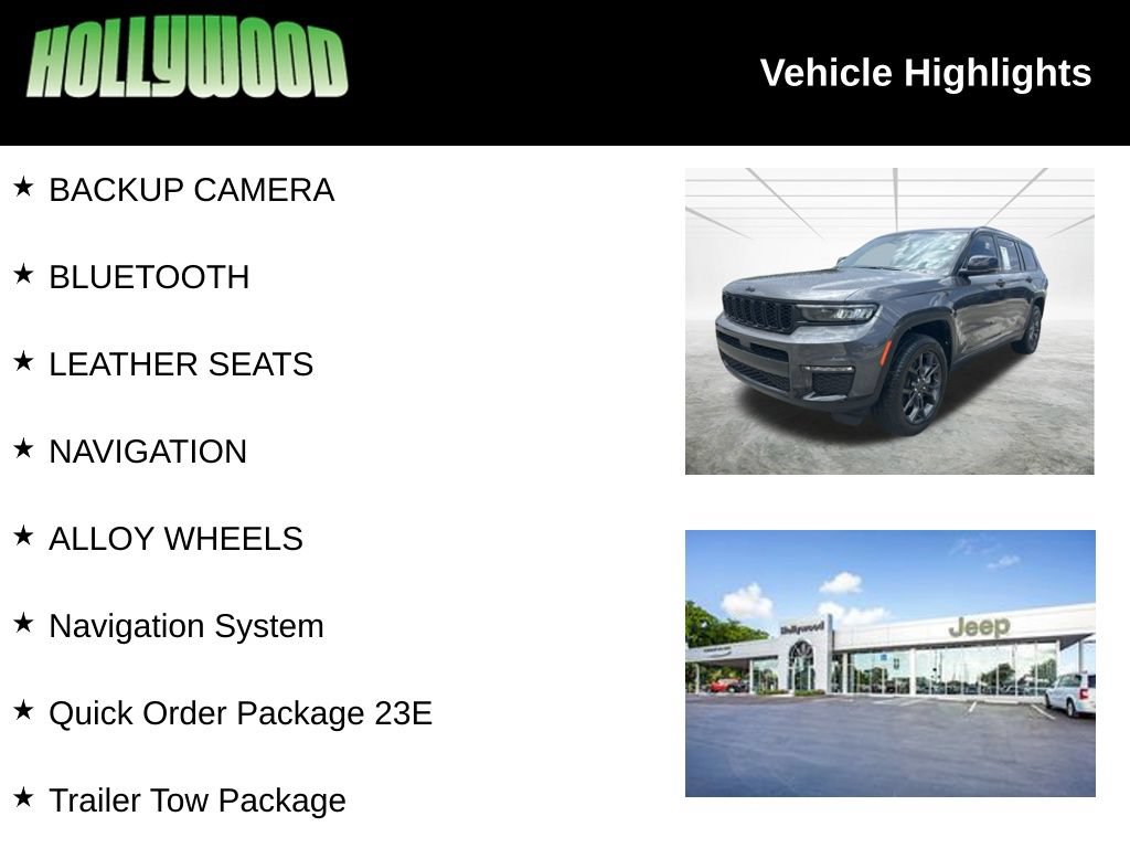 Certified 2025 Jeep Grand Cherokee L Limited w/ Trailer Tow Package AWD/4WD image 3