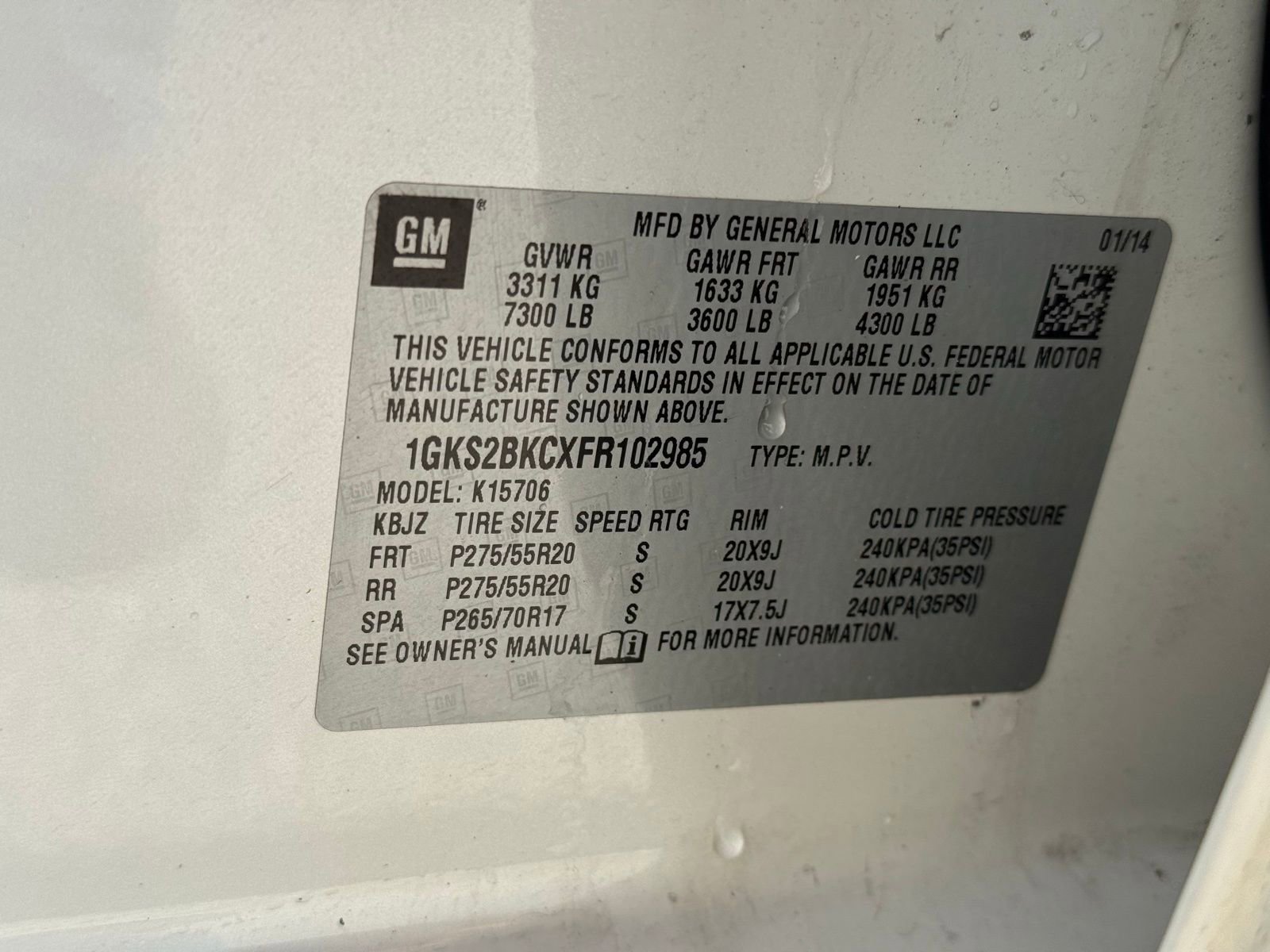 Used 2015 GMC Yukon SLT w/ Open Road Package image 41