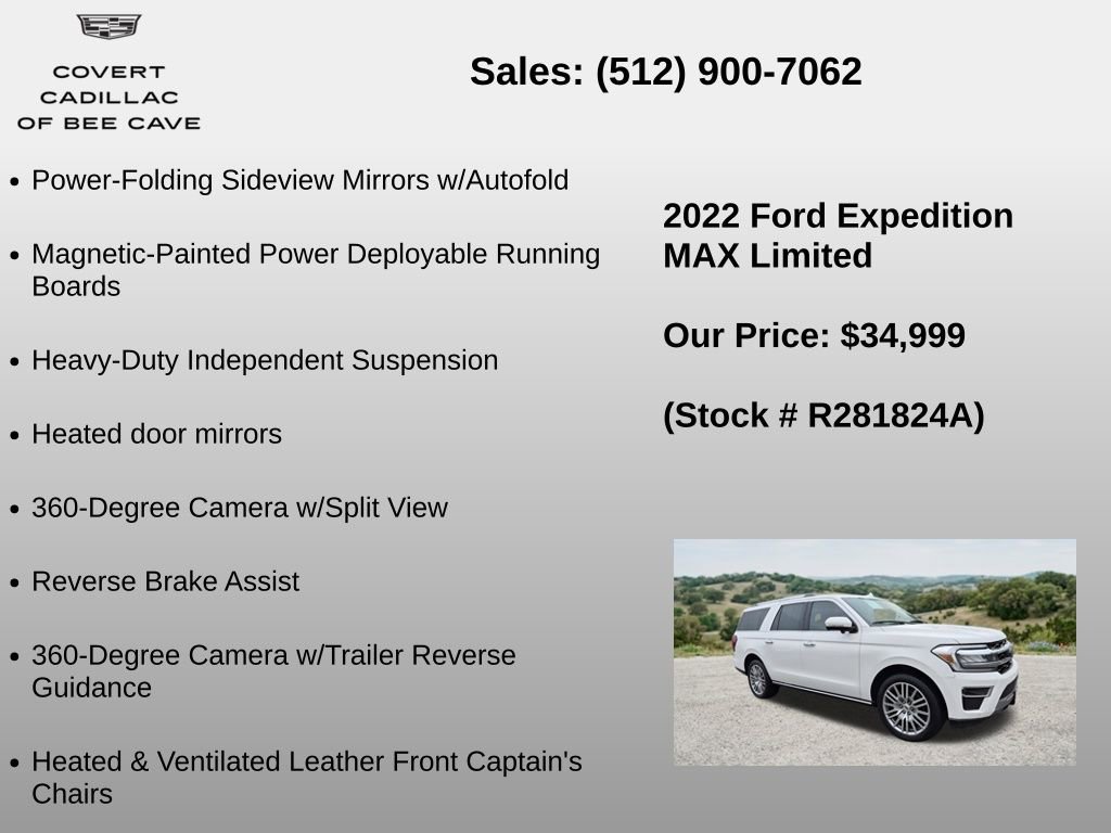 Used 2022 Ford Expedition Max Limited AWD/4WD image 24