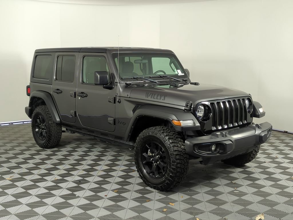 Used 2022 Jeep Wrangler Unlimited Willys video 2