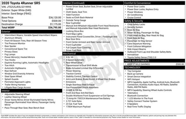 Used 2020 Toyota 4Runner SR5 image 26