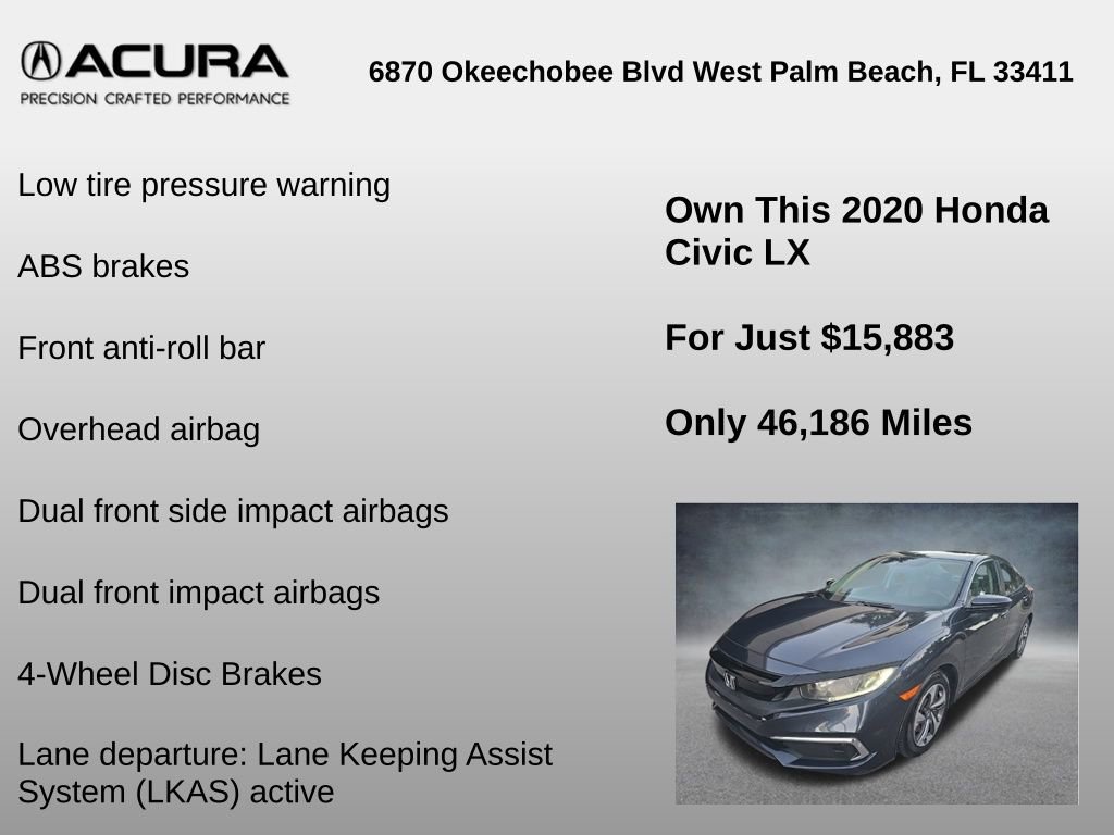 Used 2020 Honda Civic LX image 18