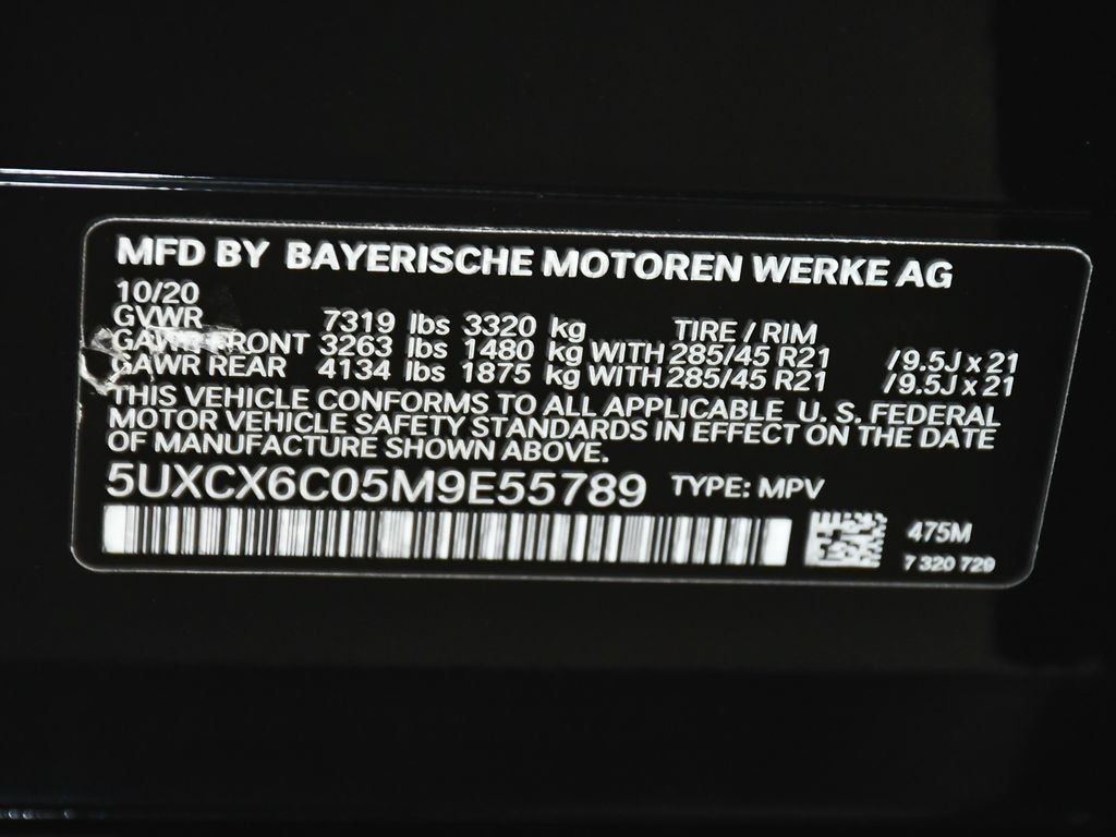 Used 2021 BMW X7 M50i w/ Dynamic Handling Package AWD/4WD image 21
