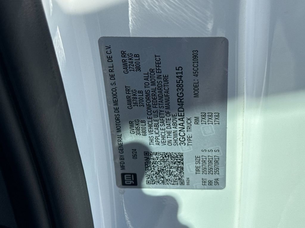 Used 2024 Chevrolet Silverado 1500 W/T w/ WT Fleet Convenience Package image 30