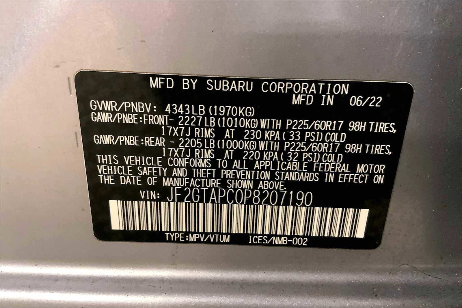 Certified 2023 Subaru Crosstrek 2.0i Premium image 33