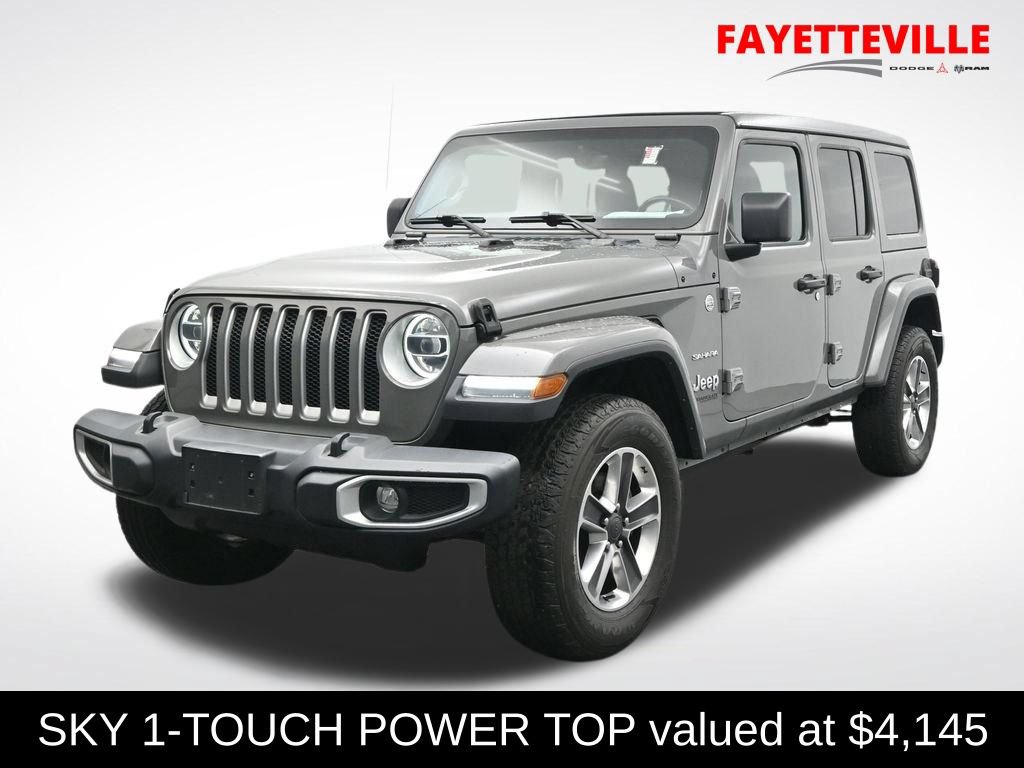 Used 2022 Jeep Wrangler Unlimited Sahara w/ LED Lighting Group