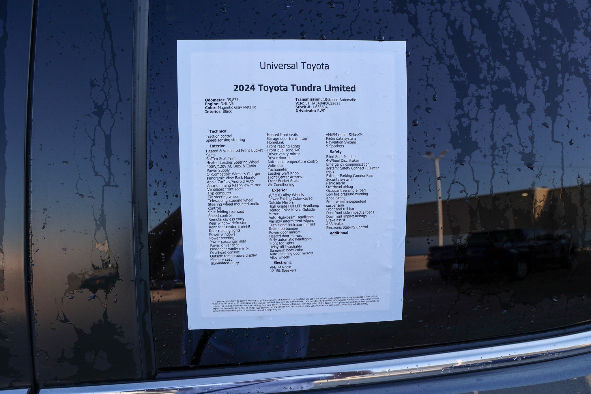 Used 2024 Toyota Tundra Limited RWD image 47