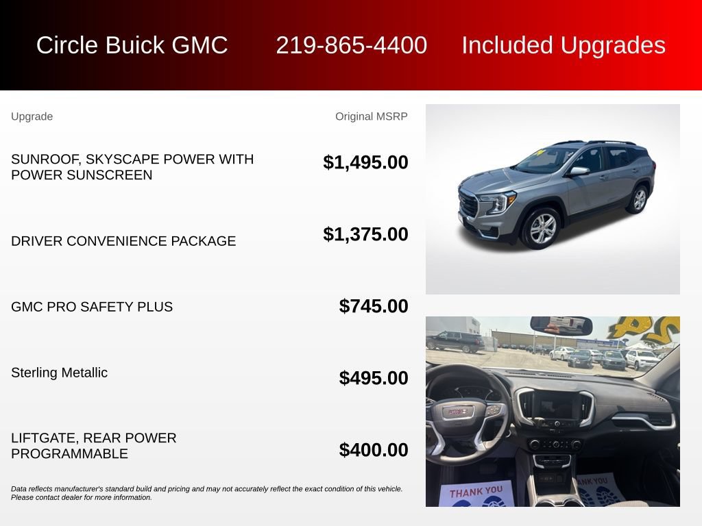 Used 2024 GMC Terrain SLE w/ Driver Convenience Package FWD image 3