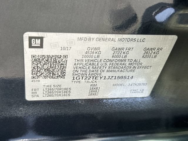 Certified 2018 GMC Sierra 2500 SLT w/ Snow Plow Prep Package AWD/4WD image 30