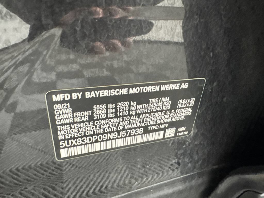 Used 2022 BMW X3 M40i w/ Parking Assistance Package AWD/4WD image 12