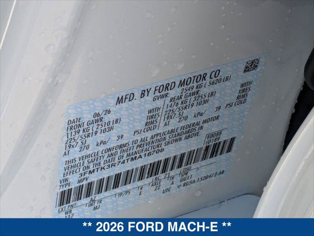 New 2026 Ford Mustang Mach-E Premium w/ Sport Appearance Package RWD image 20
