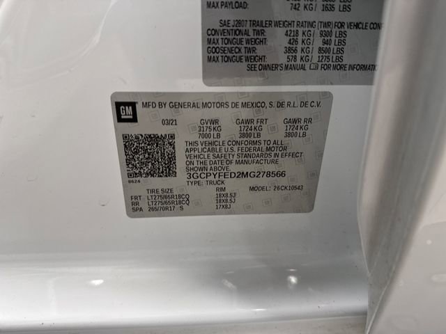 Used 2021 Chevrolet Silverado 1500 LT Trail Boss w/ Convenience Package II image 42