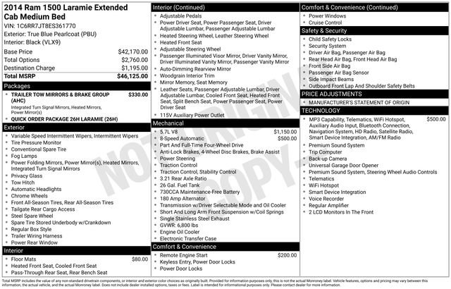 Used 2014 RAM 1500 Laramie AWD/4WD image 19