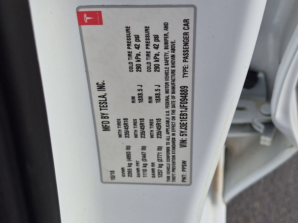 Used 2018 Tesla Model 3 Long Range AWD/4WD image 35