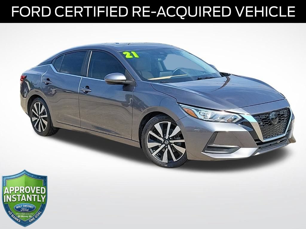 Used 2021 Nissan Sentra SV w/ SV Premium Package FWD image 1