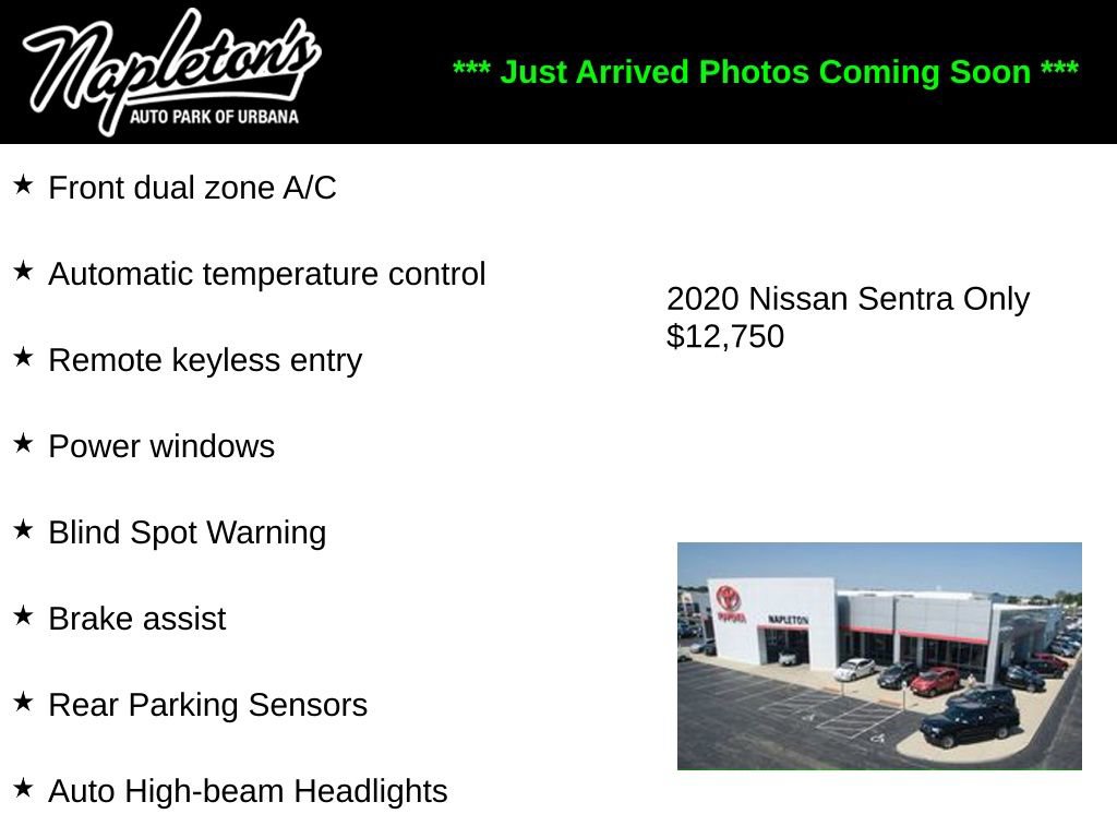 Used 2020 Nissan Sentra SV image 1