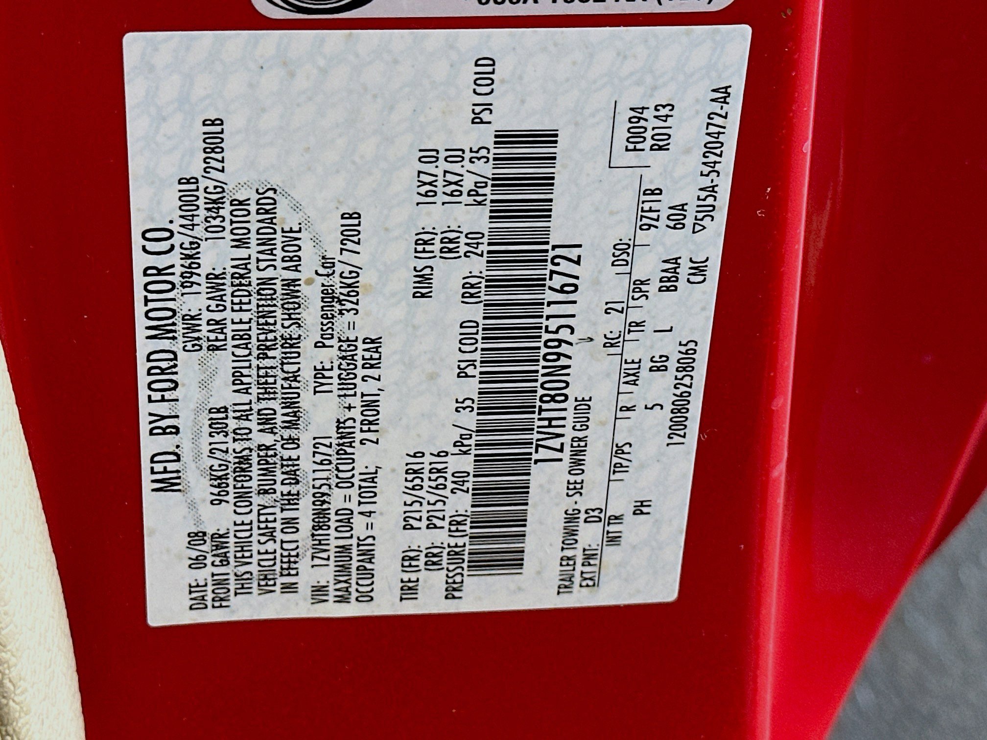 Used 2009 Ford Mustang Coupe RWD image 12