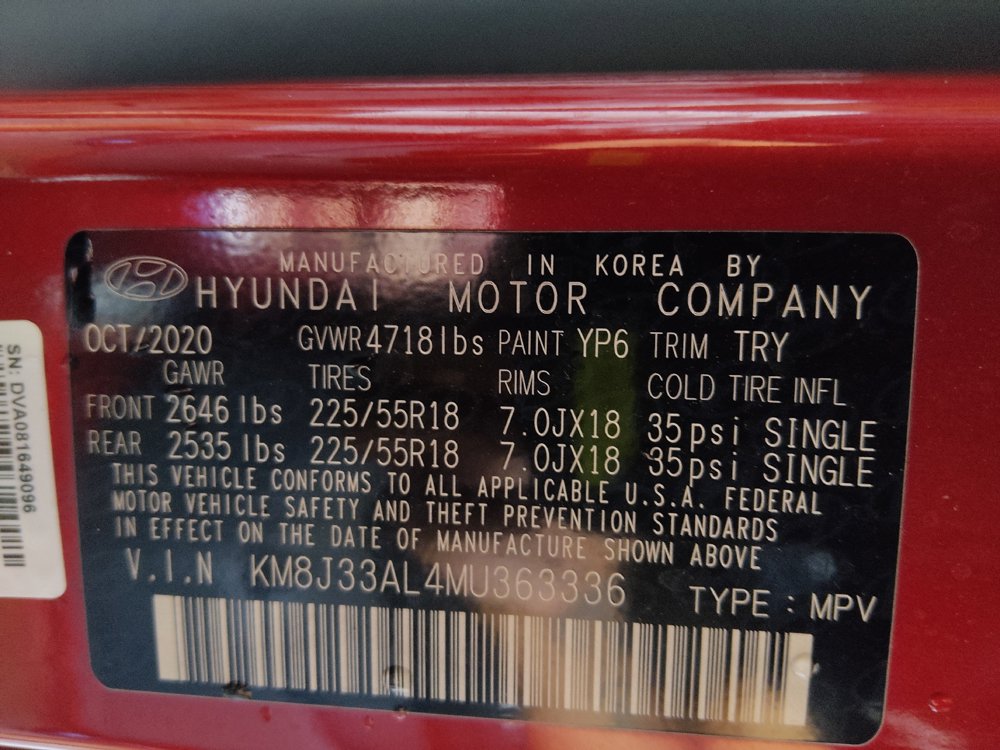 Used 2021 Hyundai Tucson Ultimate w/ Cargo Package FWD image 33