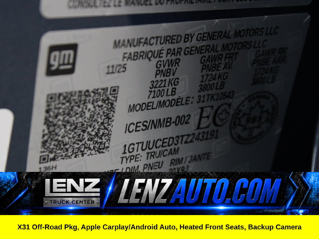 Used 2026 GMC Sierra 1500 Elevation w/ X31 Off-Road Package AWD/4WD image 67